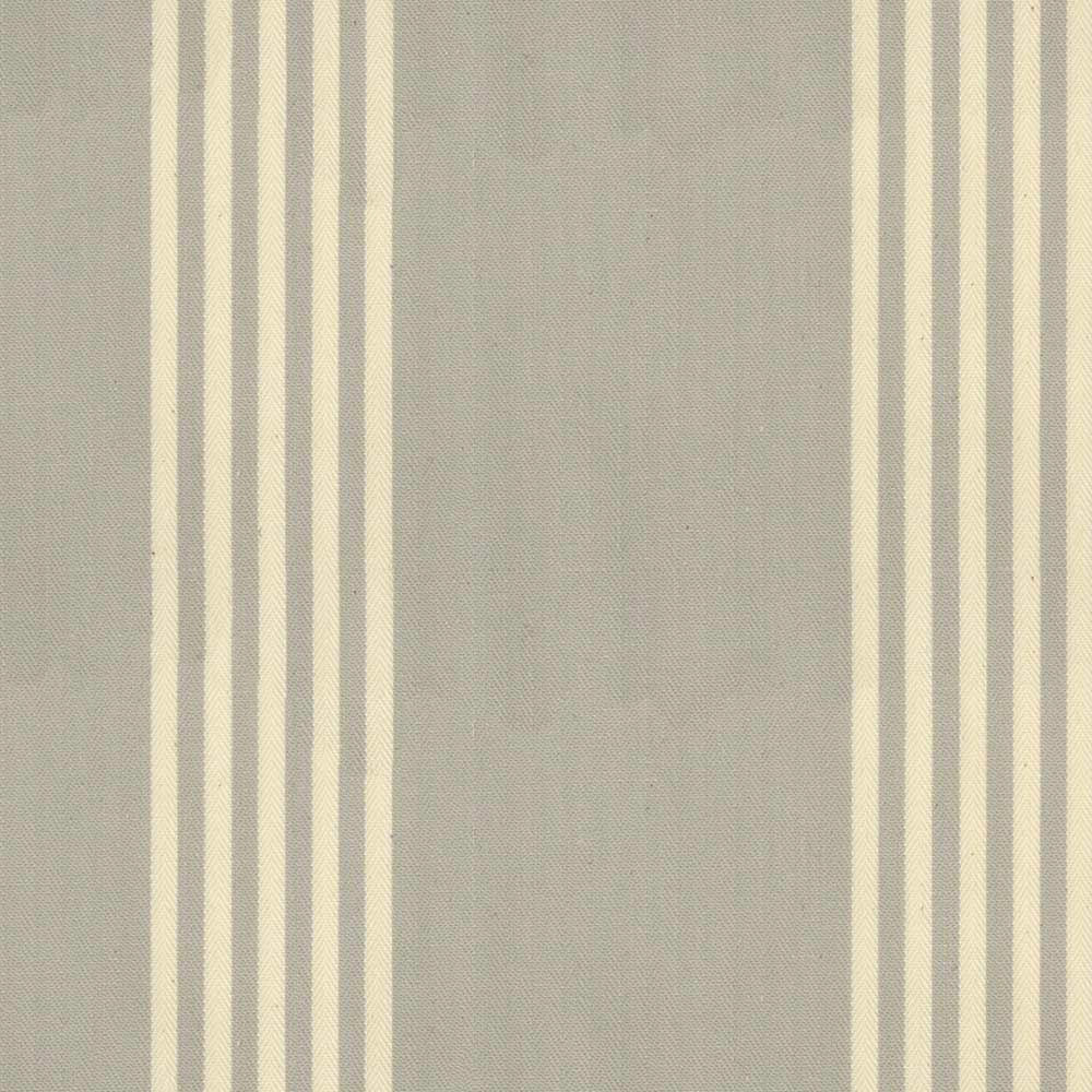 Ian Mankin Oxford Stripe Grey Made to Measure Curtains