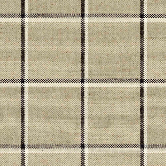 Ian Mankin Skye Check Charcoal Made to Measure Roman Blinds