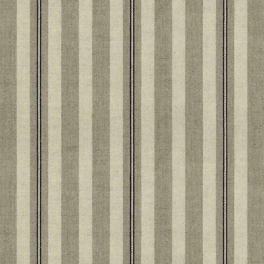 Ian Mankin Spencer Stripe 2 Black Made to Measure Roman Blinds