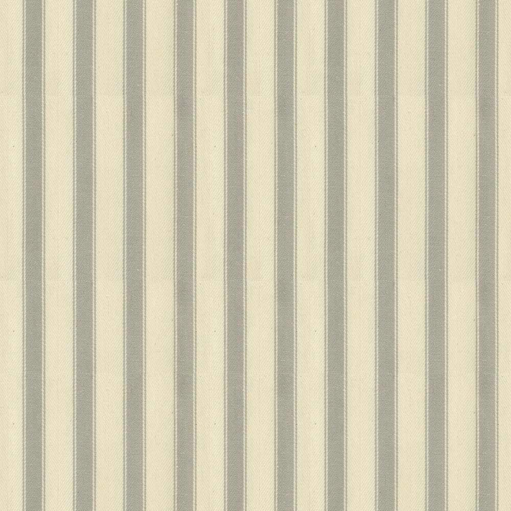 Ian Mankin Ticking Stripe 2 Grey Made to Measure Roman Blinds