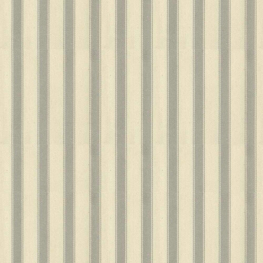 Ian Mankin Ticking Stripe 2 Grey Made to Measure Roman Blinds