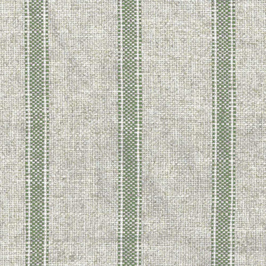 Ian Mankin Forfar Stripe Moss Made to Measure Roman Blinds
