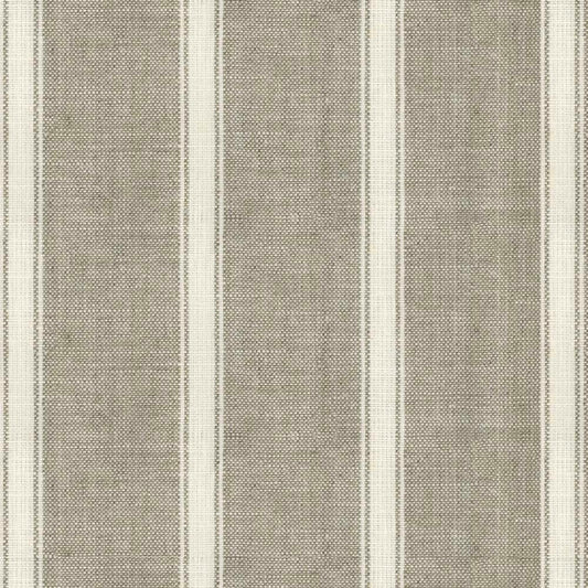 Ian Mankin Angus Stripe Nordic Ivory Made to Measure Curtains