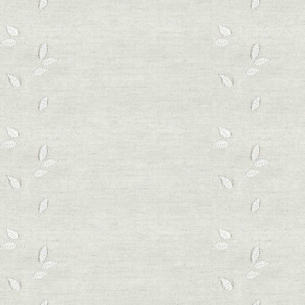 Ian Mankin Embroidered Union Leaf Cream Made to Measure Roman Blinds