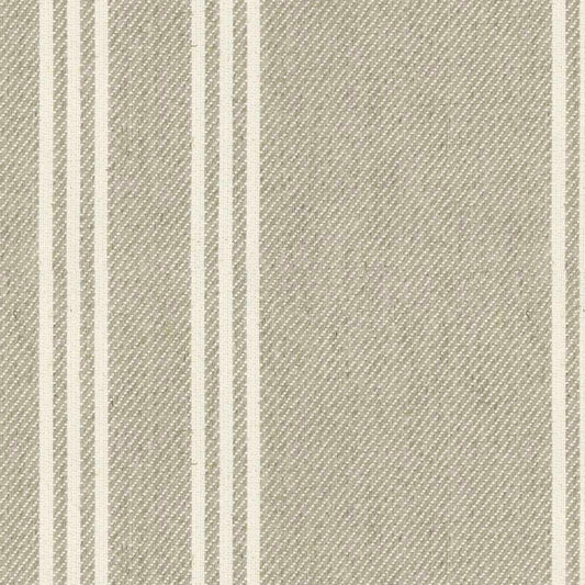 Ian Mankin Harvest Stripe 6 Flax Made to Measure Curtains