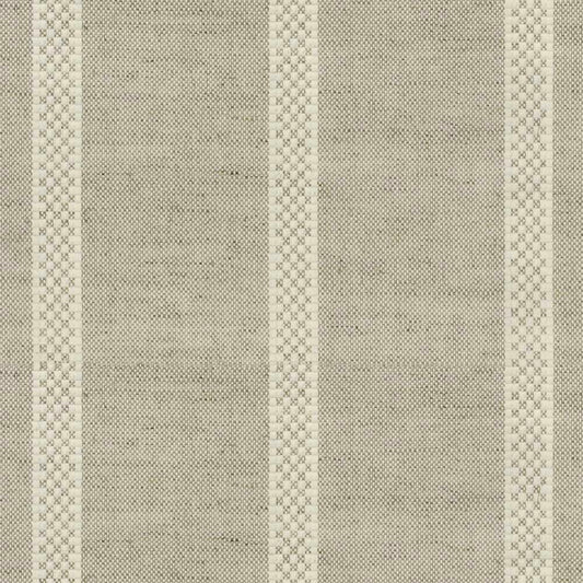 Ian Mankin Hopsack Stripe Natural Made to Measure Curtains