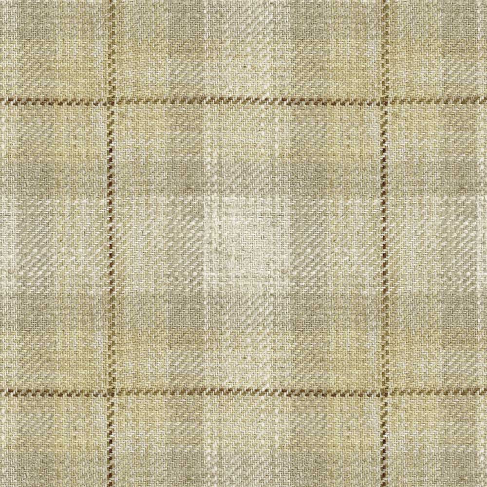 Ian Mankin Kintyre Check Natural Made to Measure Curtains