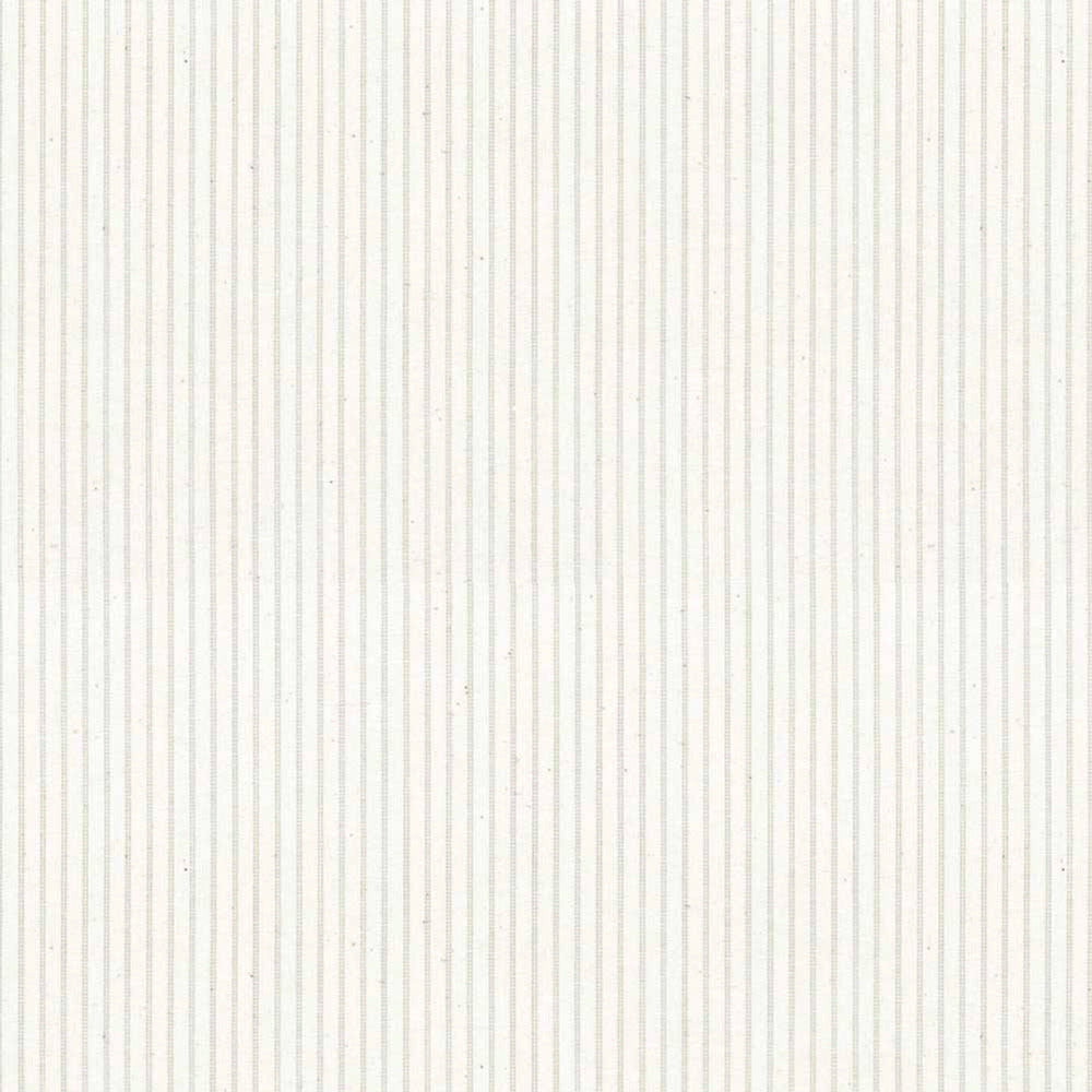 Ian Mankin Lining Stripe Cream Made to Measure Roman Blinds