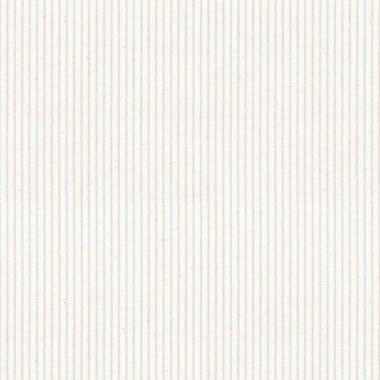 Ian Mankin Lining Stripe Cream Made to Measure Curtains