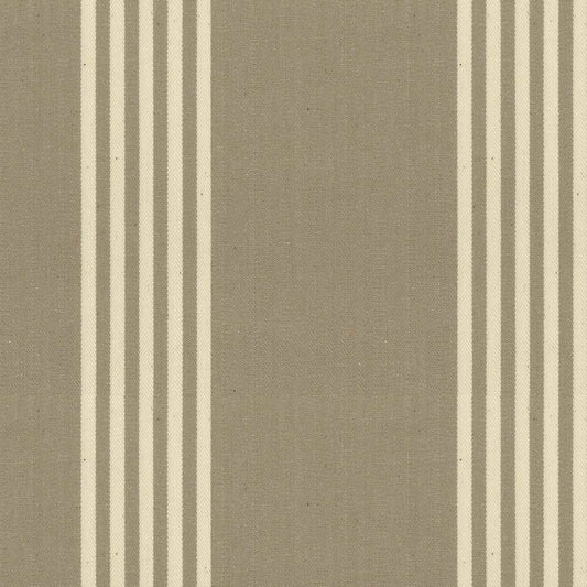 Ian Mankin Oxford Stripe Flax Made to Measure Roman Blinds