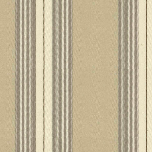 Ian Mankin Panama Stripe Putty/Cream Made to Measure Curtains