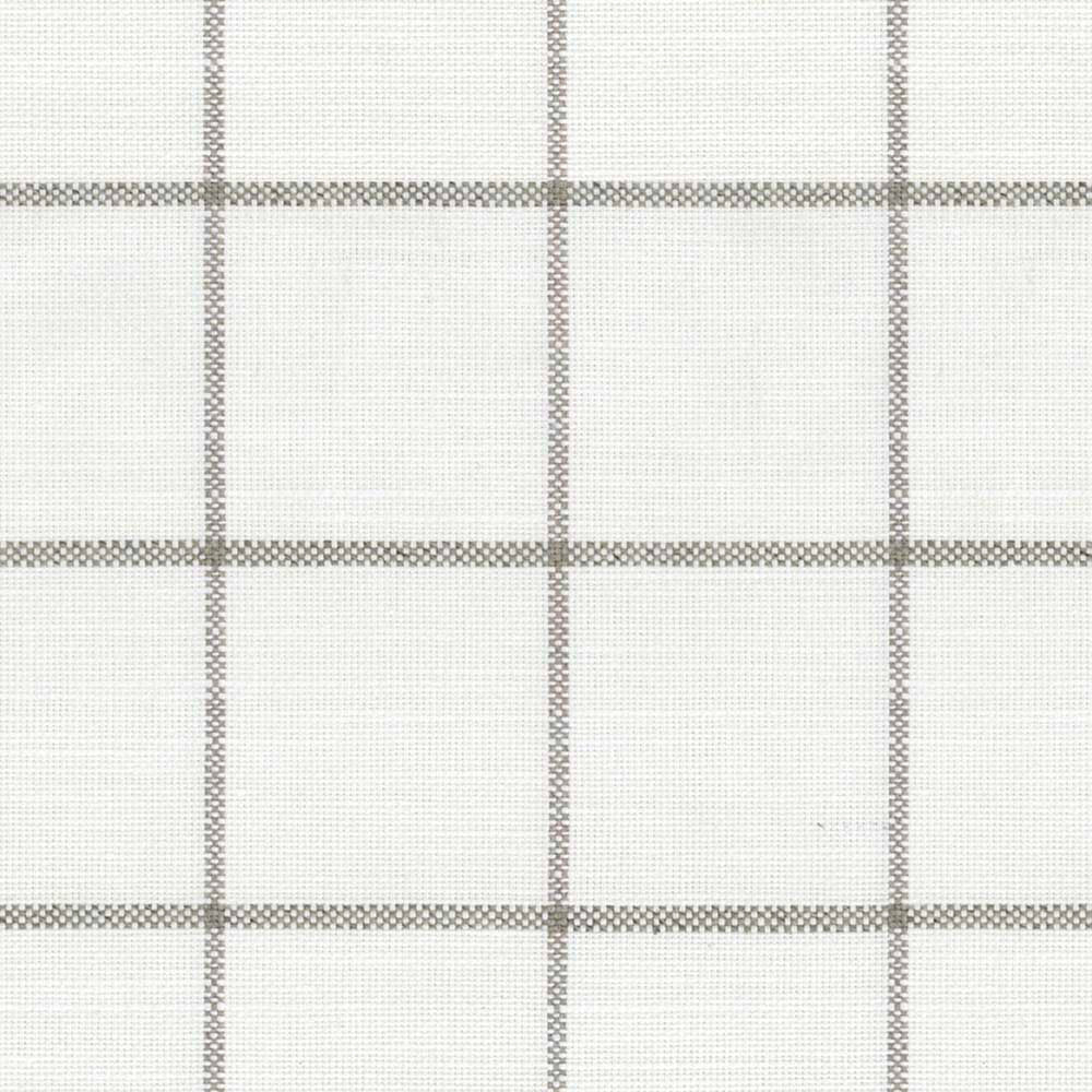 Ian Mankin Skye Check Flax Made to Measure Roman Blinds