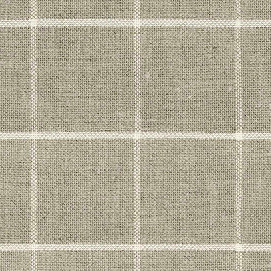 Ian Mankin Skye Check Oatmeal Made to Measure Roman Blinds