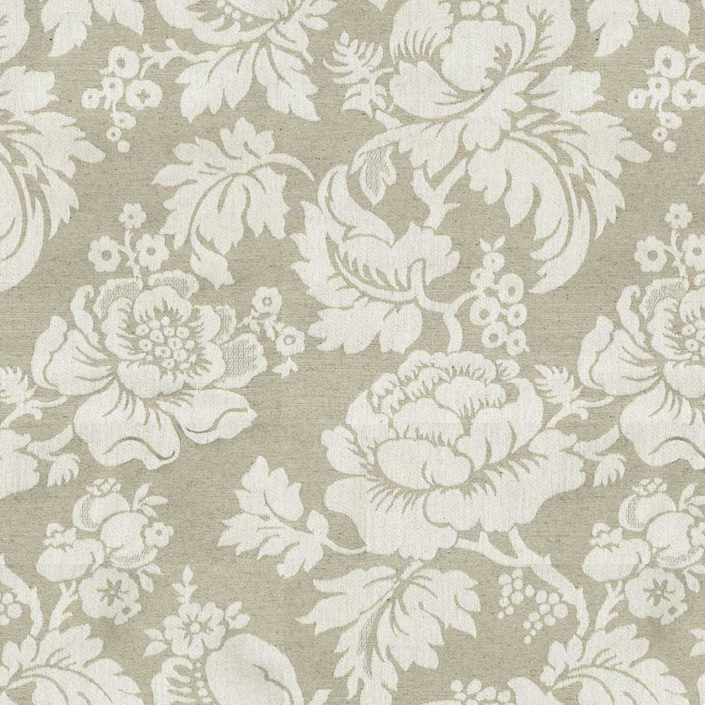 Ian Mankin Wildflower Union Flax Made to Measure Curtains