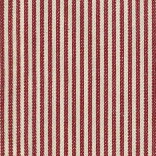 Ian Mankin Candy Stripe Peony Made to Measure Curtains