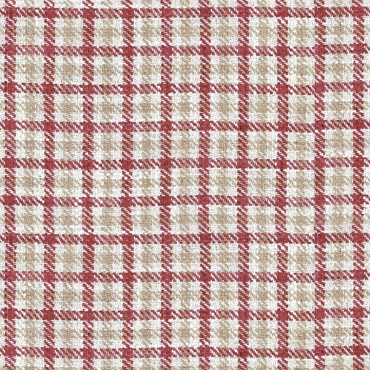 Ian Mankin Nairn Check Peony Made to Measure Curtains