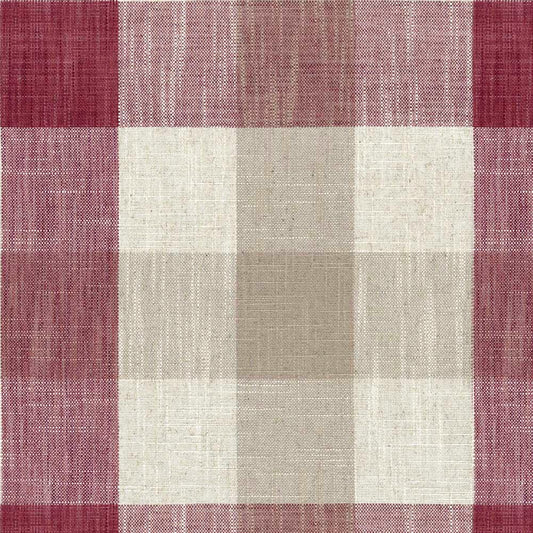 Ian Mankin Oban Check Peony Made to Measure Roman Blinds