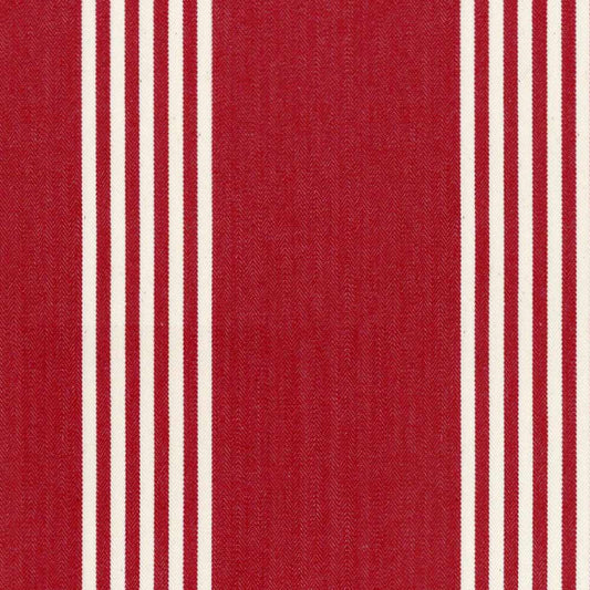 Ian Mankin Oxford Stripe Peony Made to Measure Roman Blinds