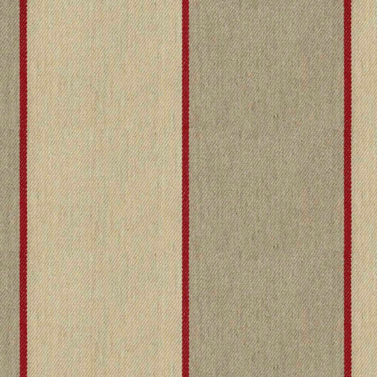 Ian Mankin Regatta Stripe 3 Peony Made to Measure Curtains