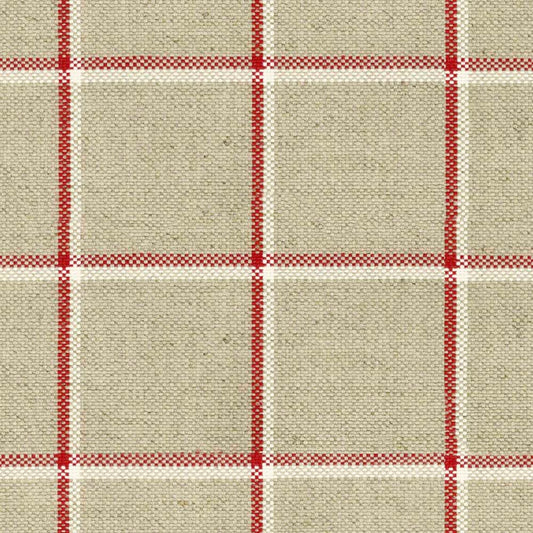 Ian Mankin Skye Check Peony Made to Measure Roman Blinds