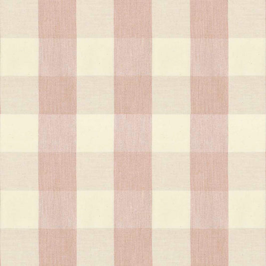 Ian Mankin Suffolk Check Large Pink Made to Measure Curtains