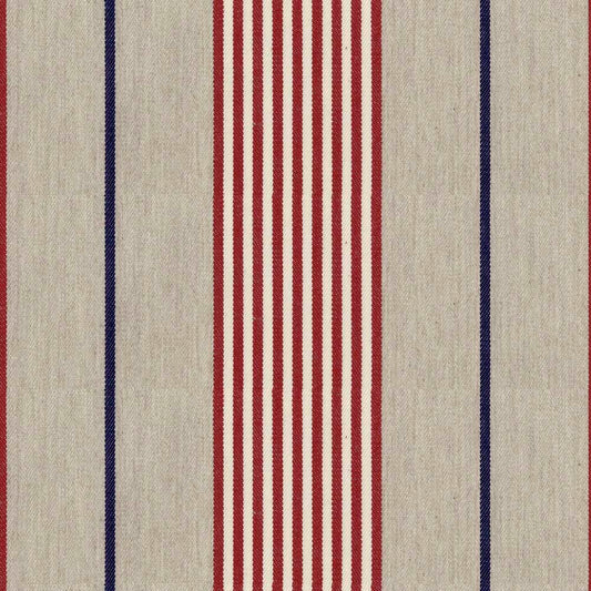 Ian Mankin Vintage Stripe 2 Peony Made to Measure Roman Blinds