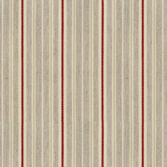 Ian Mankin Vintage Stripe 4 Peony Made to Measure Roman Blinds