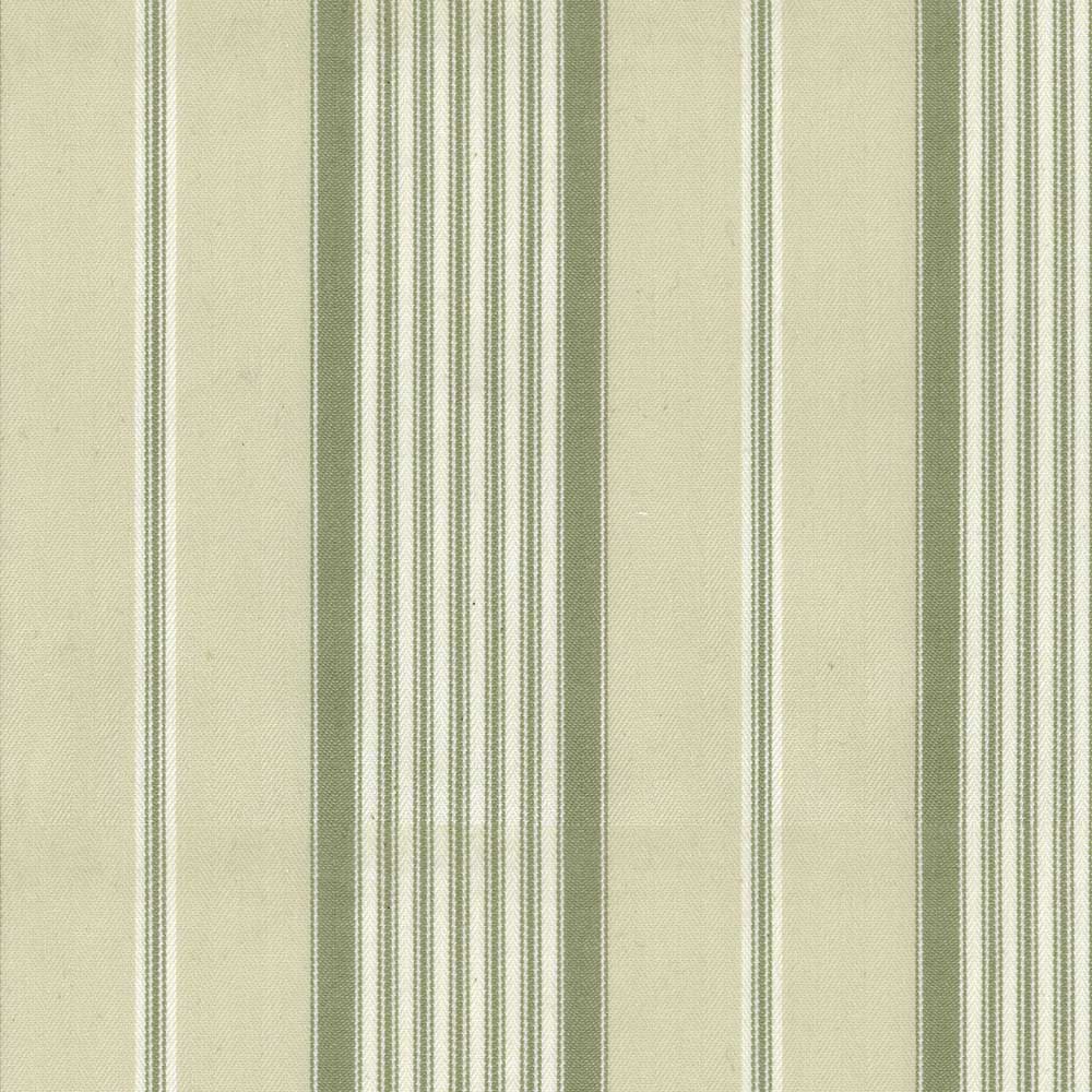 Ian Mankin Empire Stripe 1 Sage Made to Measure Curtains