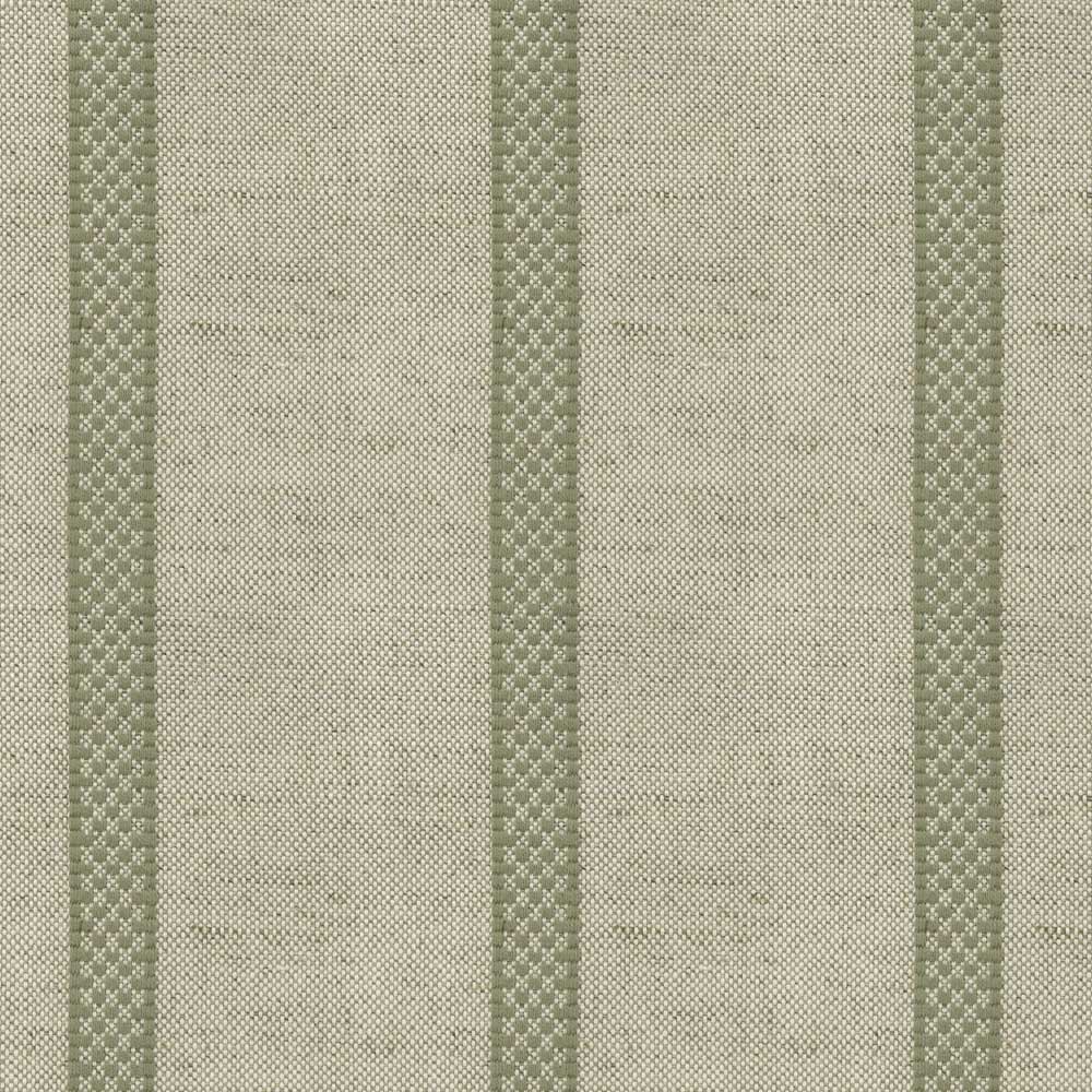 Ian Mankin Hopsack Stripe Sage Made to Measure Roman Blinds