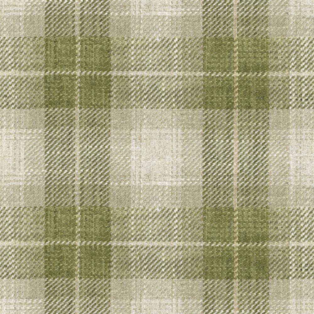 Ian Mankin Kintyre Check Sage Made to Measure Curtains