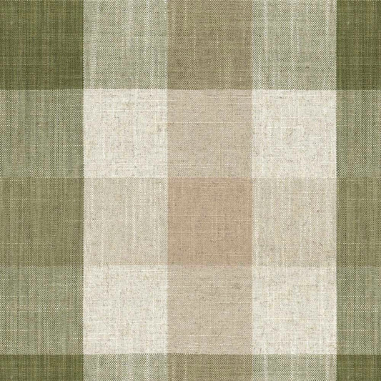Ian Mankin Oban Check Sage Made to Measure Roman Blinds