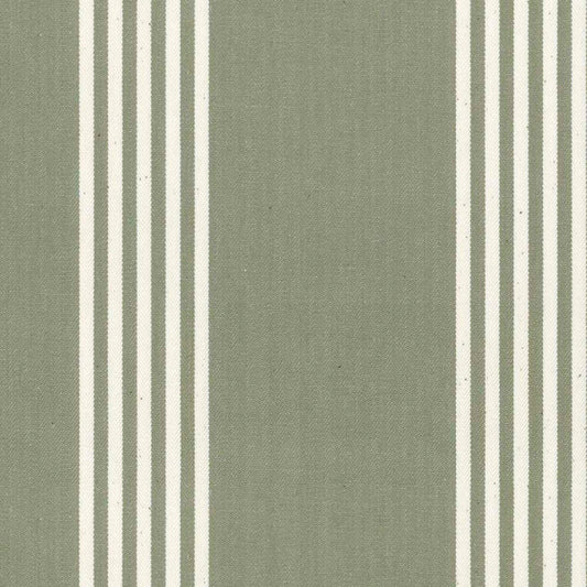Ian Mankin Oxford Stripe Sage Made to Measure Roman Blinds