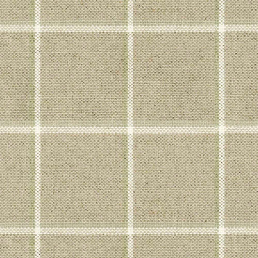 Ian Mankin Skye Check Sage Made to Measure Curtains