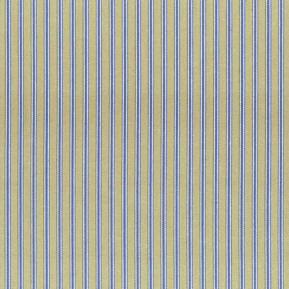 Ian Mankin Ticking Stripe 1 Antique Iris Made to Measure Roman Blinds