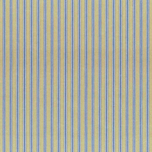 Ian Mankin Ticking Stripe 1 Antique Iris Made to Measure Roman Blinds