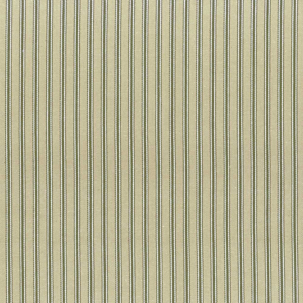 Ian Mankin Ticking Stripe 1 Antique Khaki Made to Measure Roman Blinds