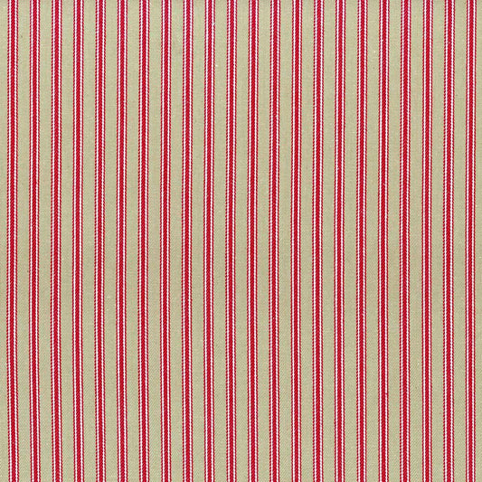 Ian Mankin Ticking Stripe 1 Antique Peony Made to Measure Roman Blinds