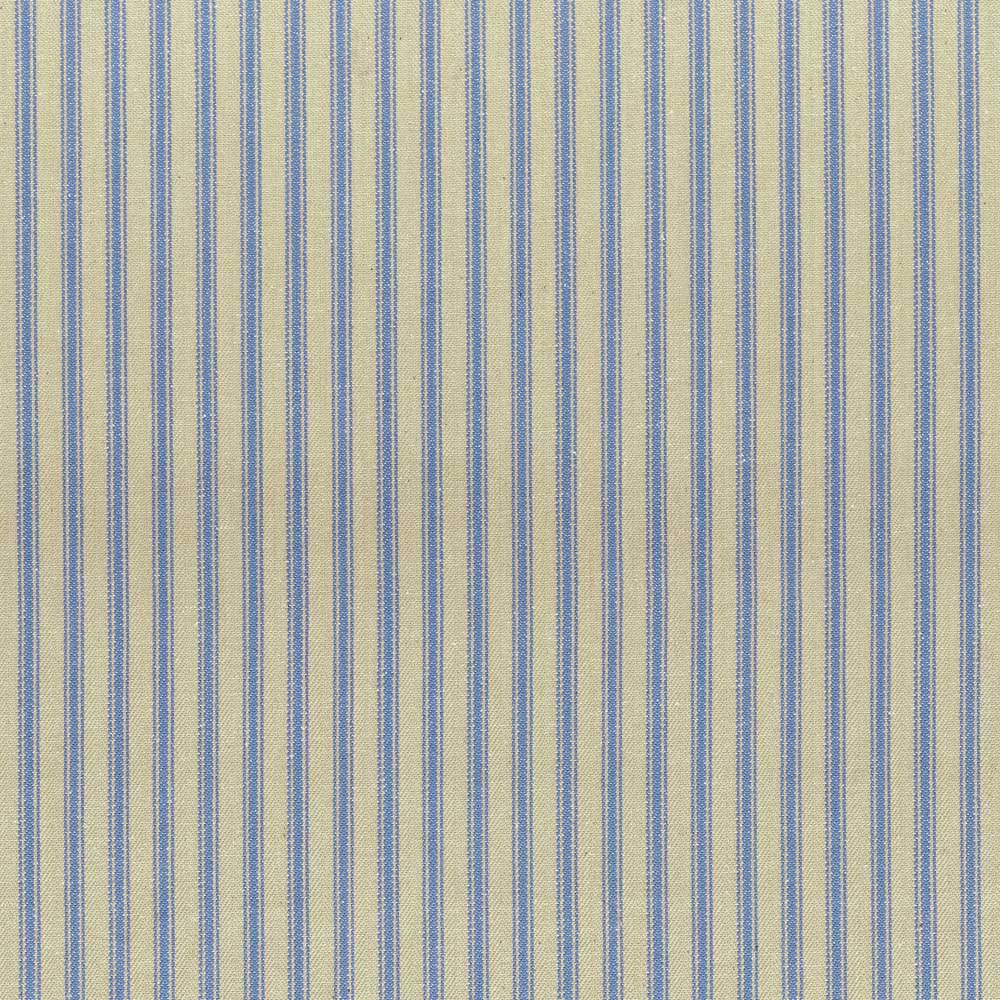 Ticking Stripe 1 Rustic Petrol Blue