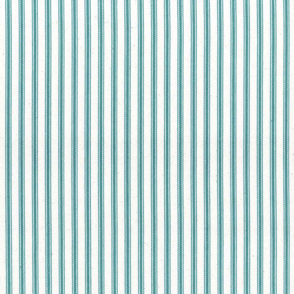 Ian Mankin Ticking Stripe 1 Sage Made to Measure Curtains