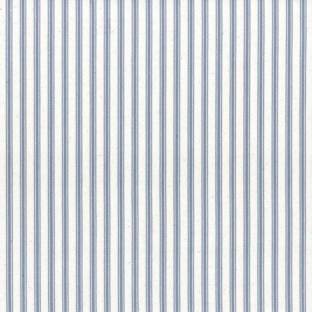 Ian Mankin Ticking Stripe 1 Airforce Made to Measure Curtains