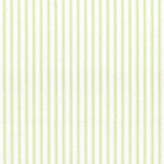 Ian Mankin Ticking Stripe 1 Pistachio Made to Measure Roman Blinds