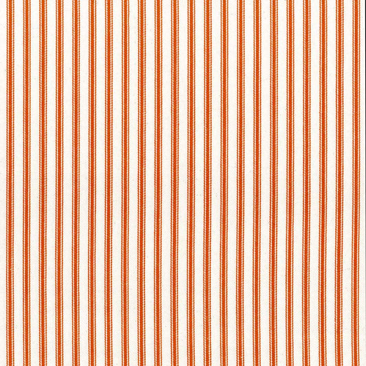 Ian Mankin Ticking Stripe 1 Rust Made to Measure Roman Blinds