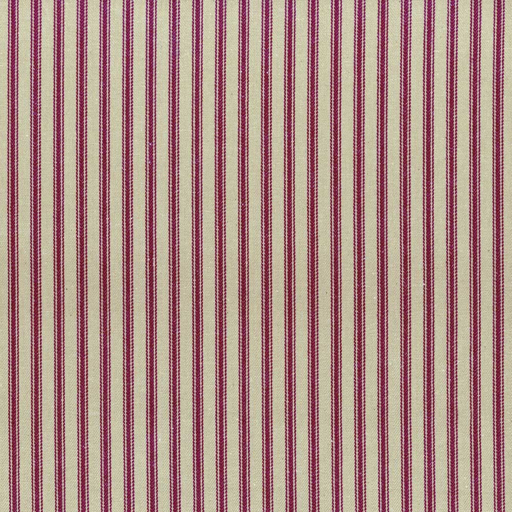 Ticking Stripe 1 Rustic Claret