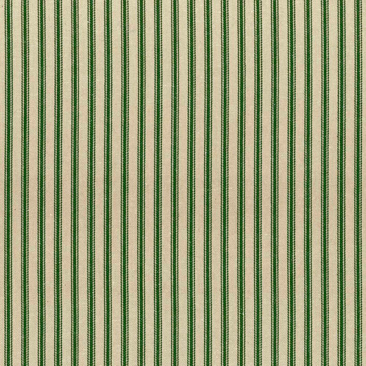 Ian Mankin Ticking Stripe 1 Rustic Spruce Made to Measure Curtains