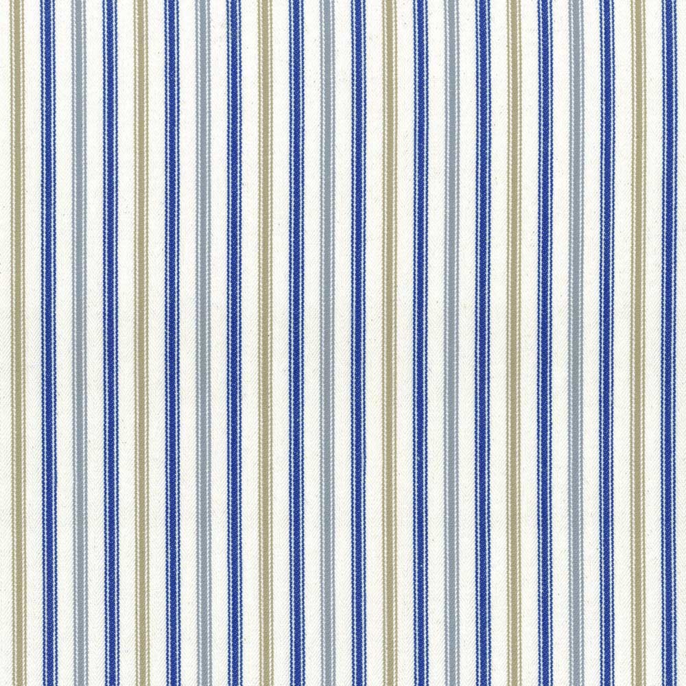 Ian Mankin Ticking Stripe 1 Coast Mixed Made to Measure Roman Blinds