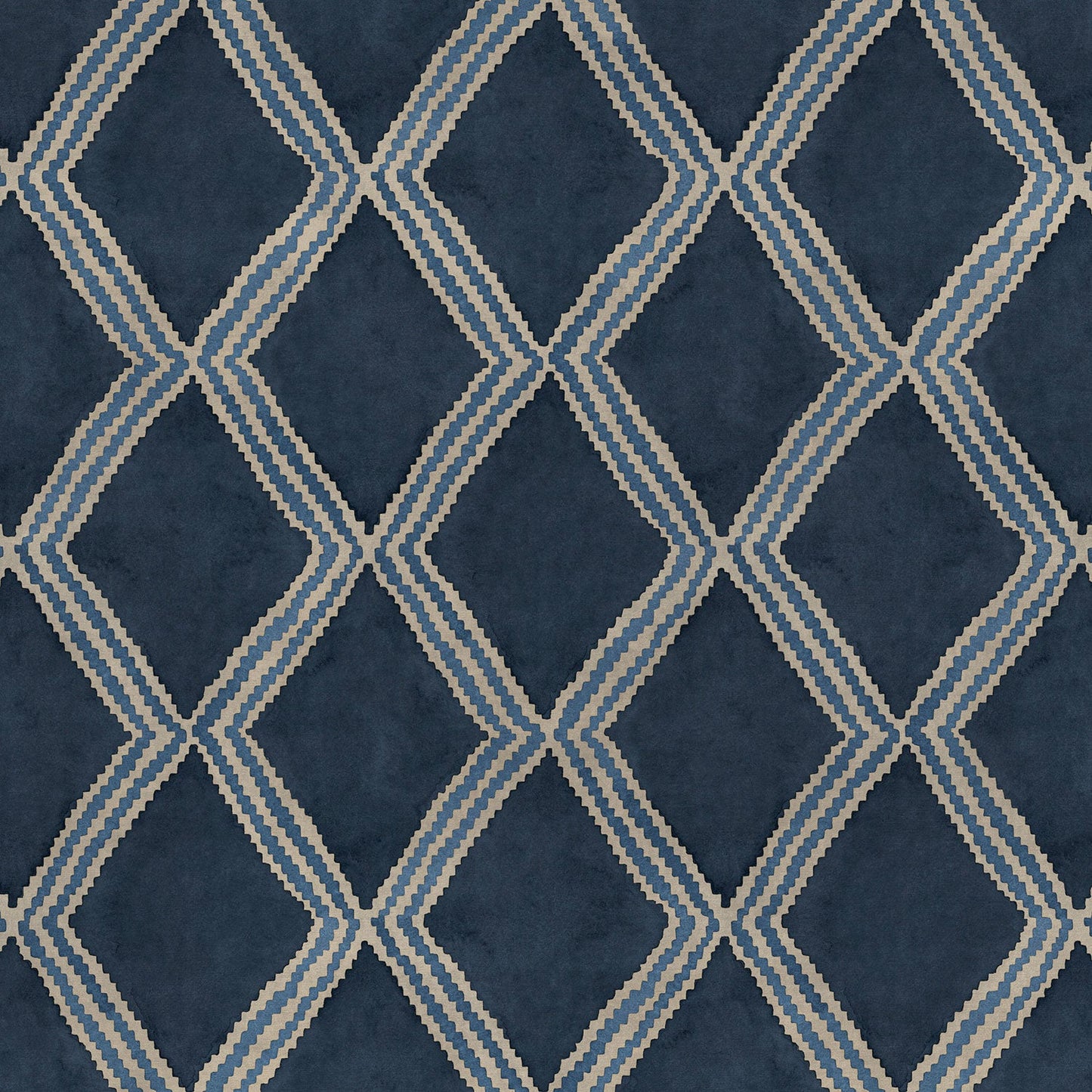 Linwood Inca Indigo FR Made to Measure Curtains