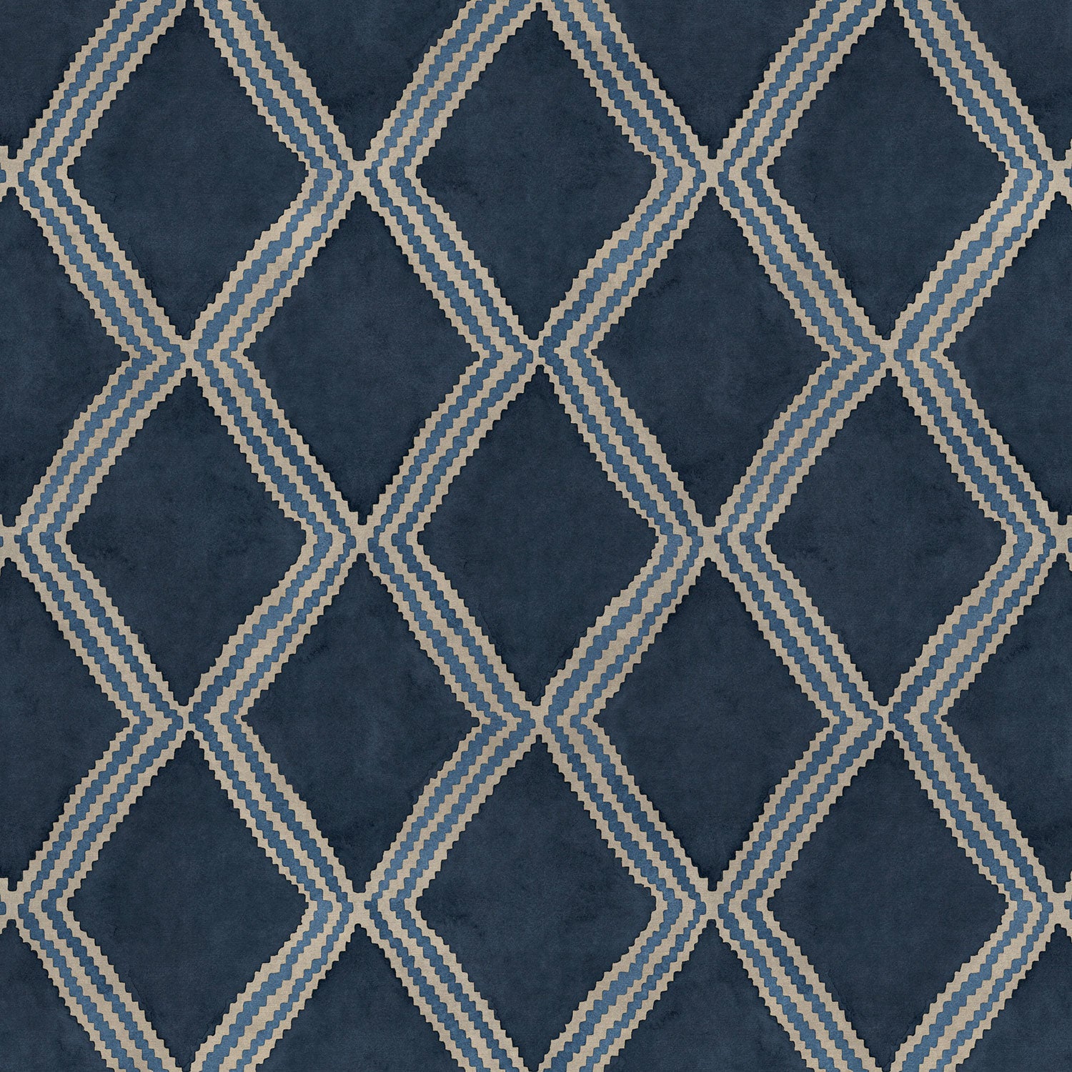 Linwood Inca Indigo FR Made to Measure Curtains