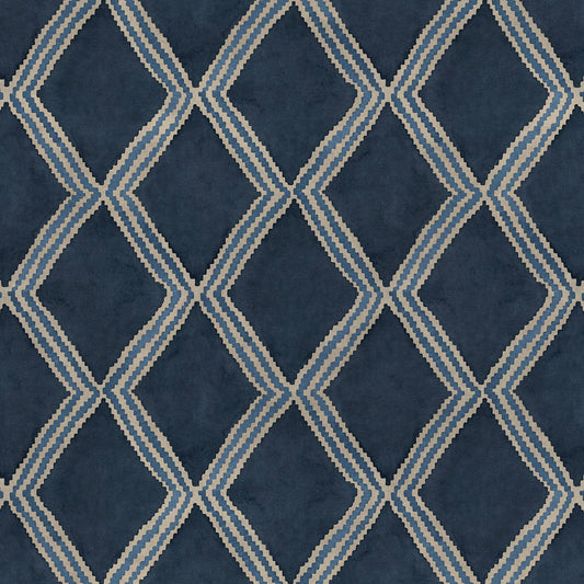 Linwood Inca Indigo FR Made to Measure Curtains