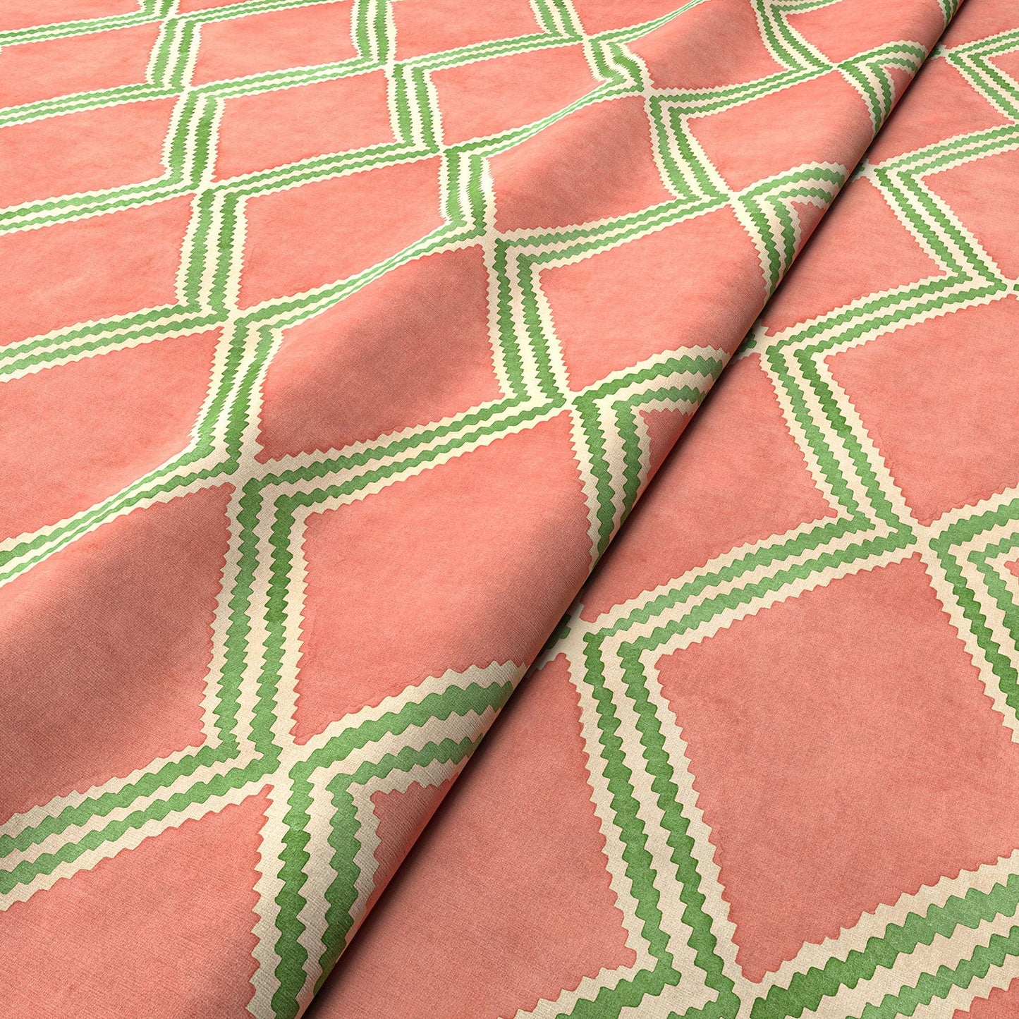 Linwood Inca Miami Pink FR Made to Measure Curtains