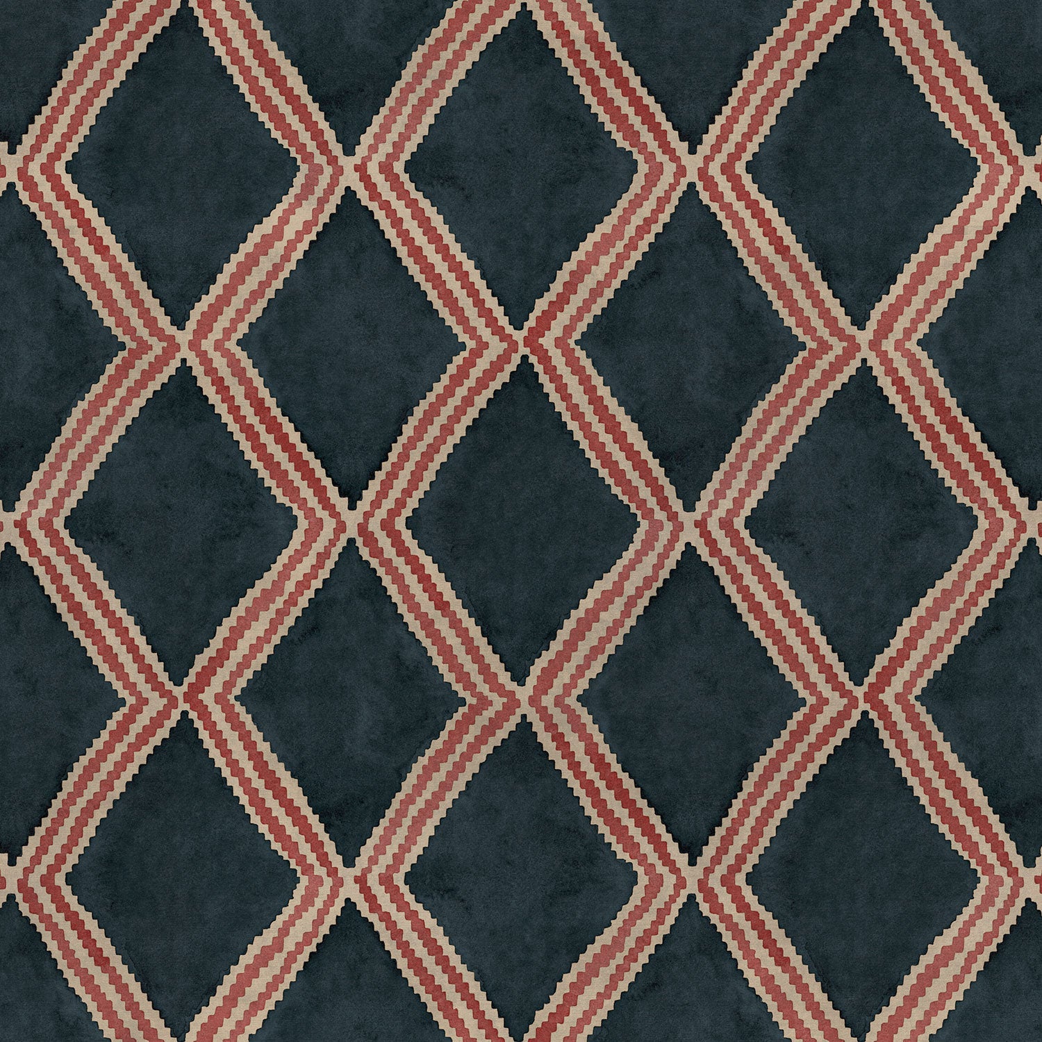 Linwood Inca Midnight Berry FR Made to Measure Curtains